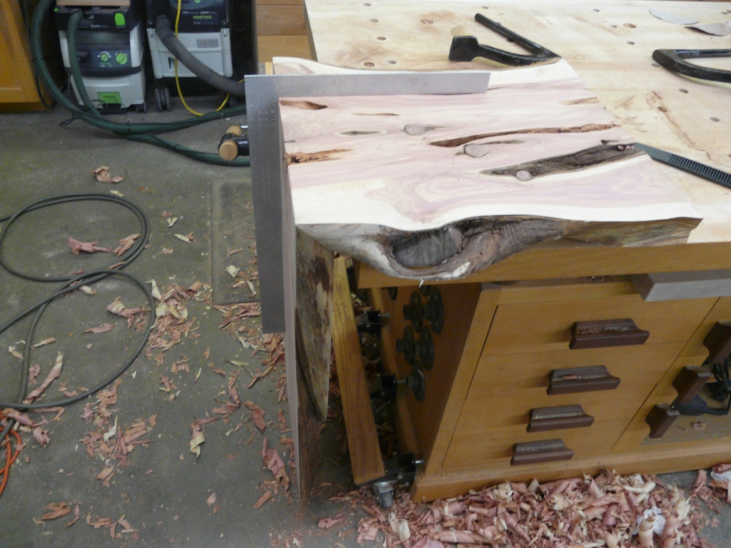 For the first test fit it was actually square.