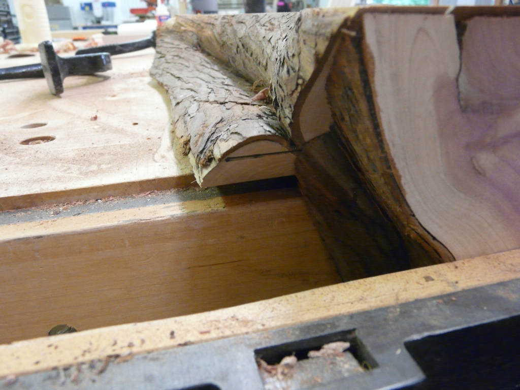 What it did reveal however was how mismatched the back side of the miter was.