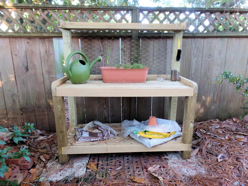 Sunset Potting Bench