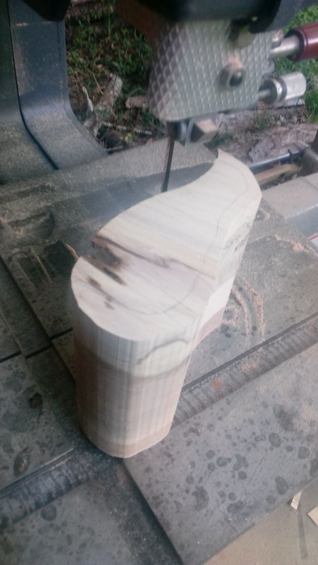 Hollowing out the drawer.
