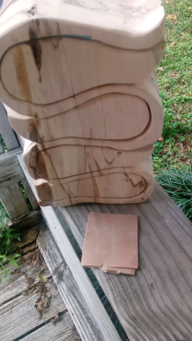 sanded box