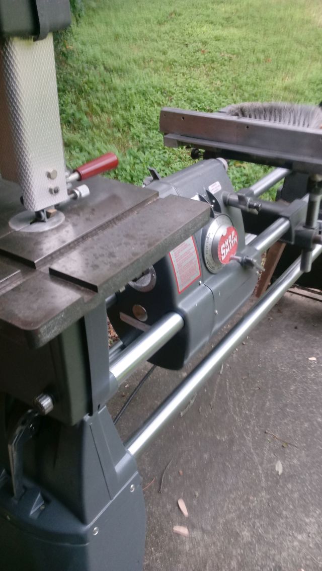 Shopsmith cleaned up for next project