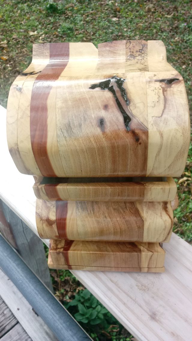 worm holes visible.