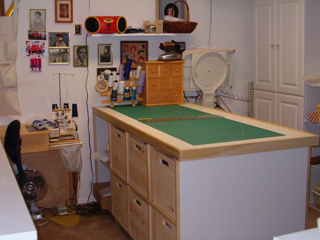worktable and folded ironing board.jpg
