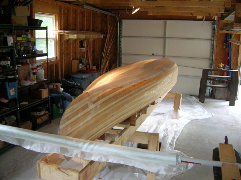 Canoe 2013 - Fiberglass Application 001 (Custom).JPG