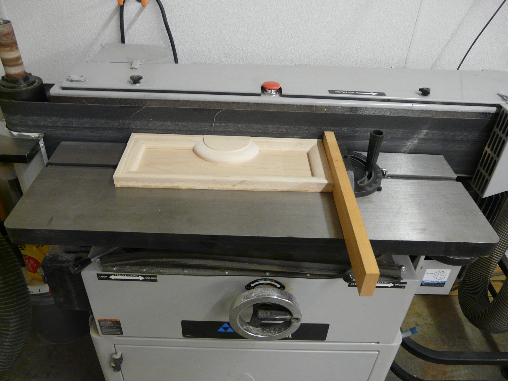 Edge sanding.
