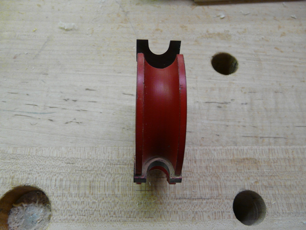 The nest step is to make some 3/8" half round molding.