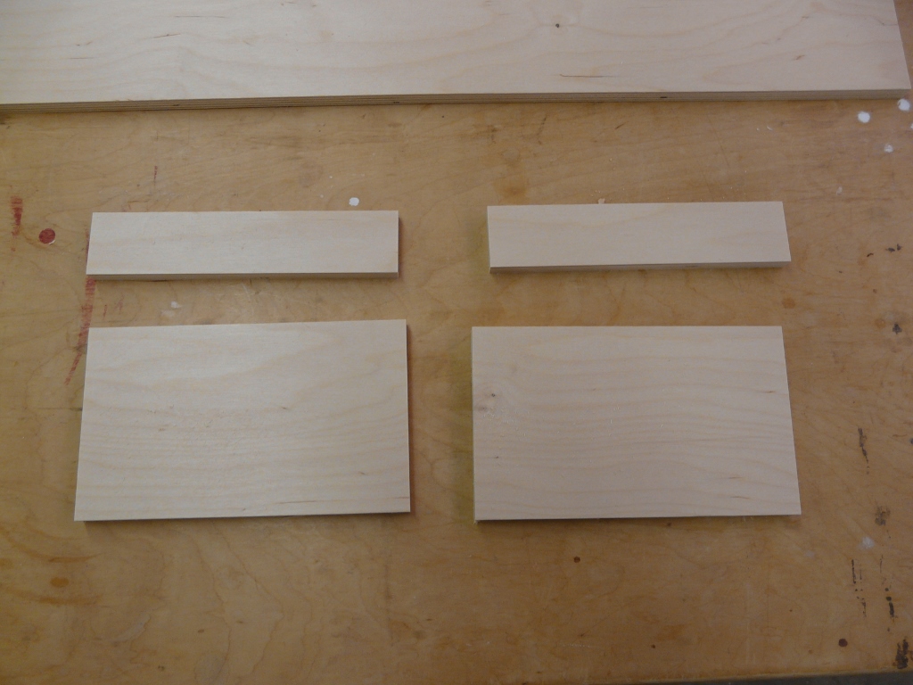 I start out with some ½” Baltic birch.