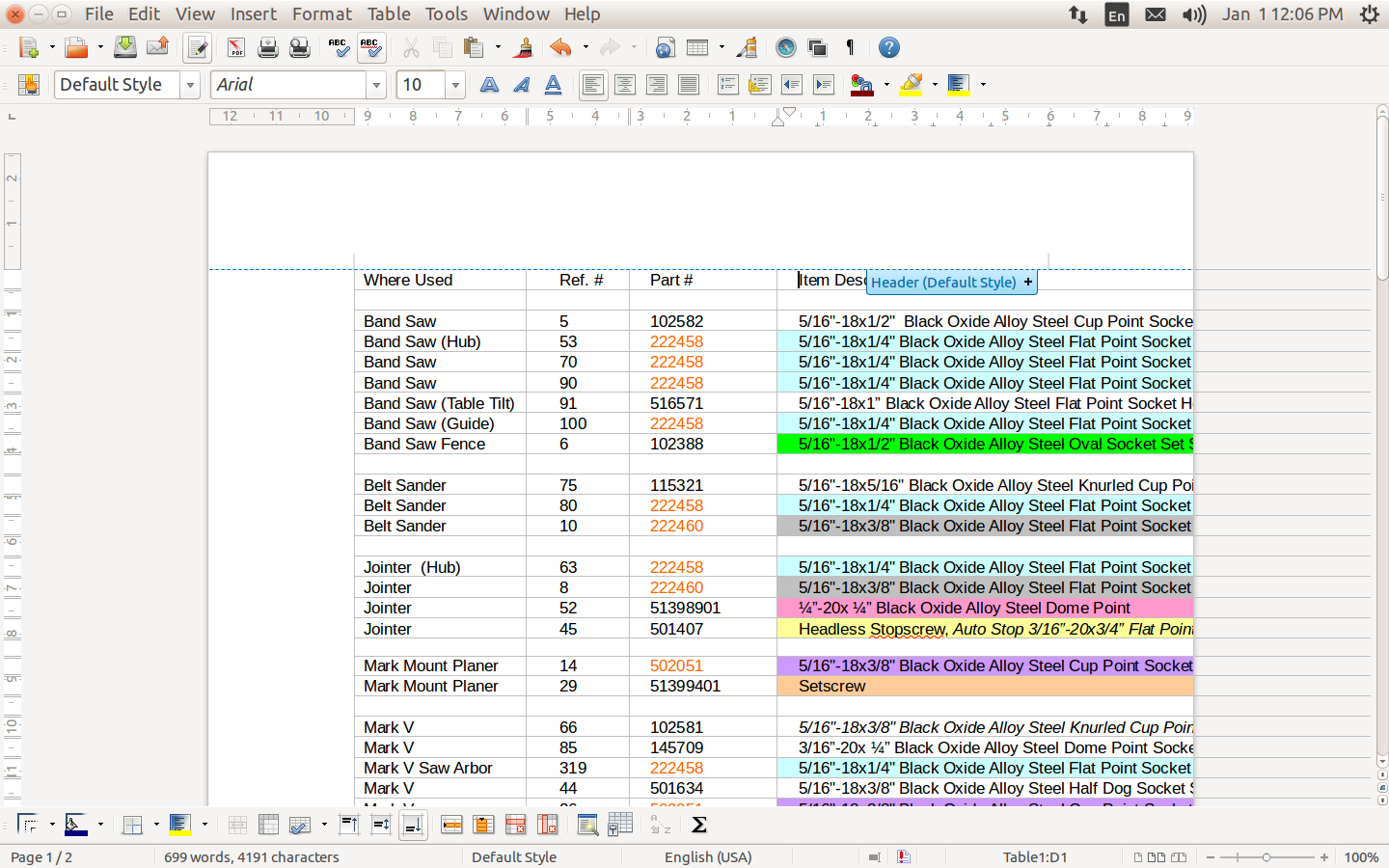 As downloaded   font size = 10