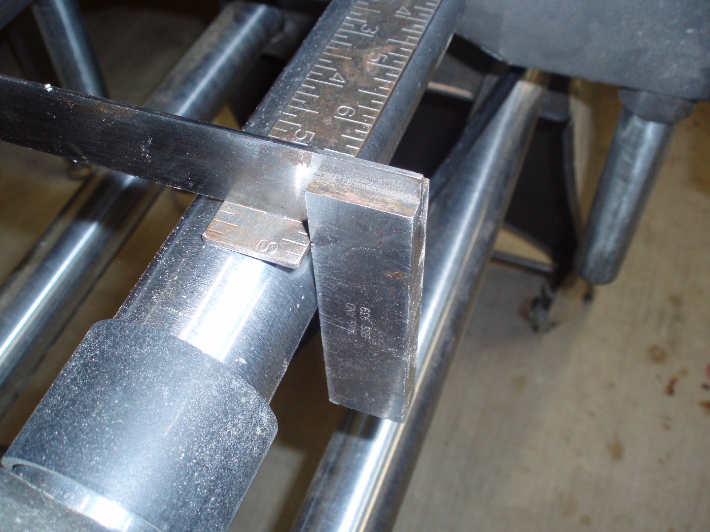Aligned at other end of square with Way Tube