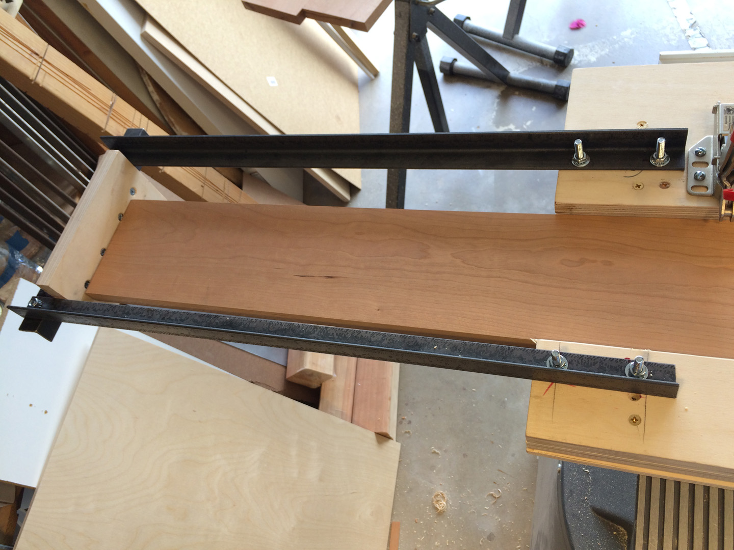 Angle iron brace
