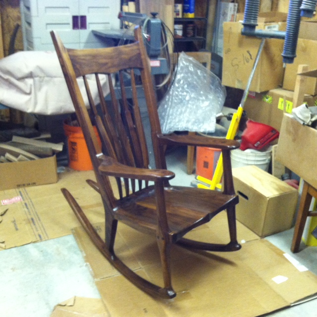 This is the frontal look at a sitting chair