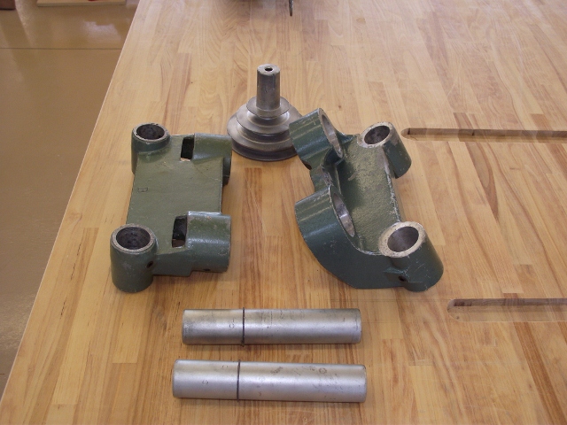 10ER A and B adapters with drive hub headstock pulley and SPT tubes.