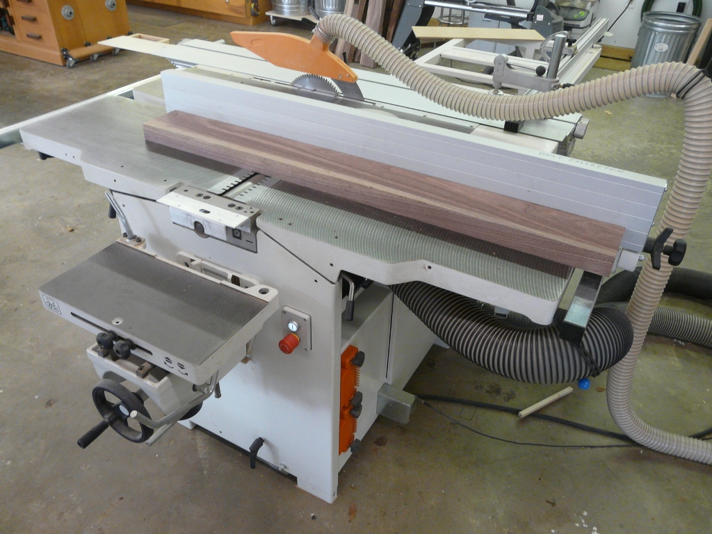 I start out by face jointing.  This establishes the first flat straight surface.