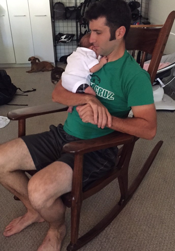 Daddy rockin' Torey.JPG