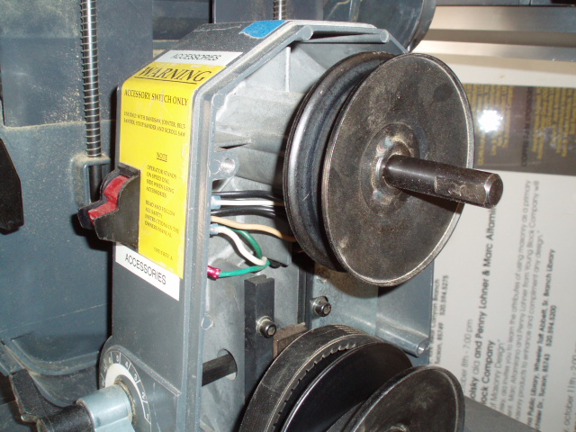 Belt Removed from Spindle Pulley.JPG
