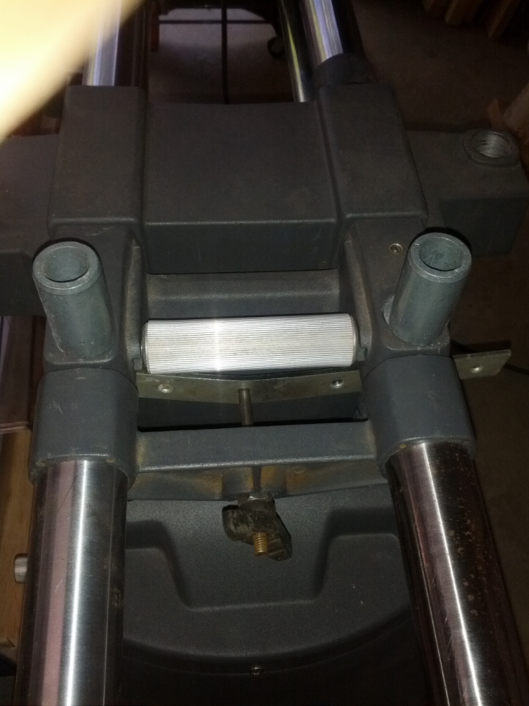 The offset posts and flat steel will be replaced with angle iron and round steel pipe