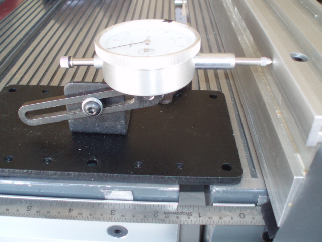 Dial Gauge on miter bar.JPG