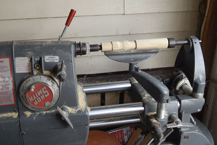 poplar dowel on the Model 500