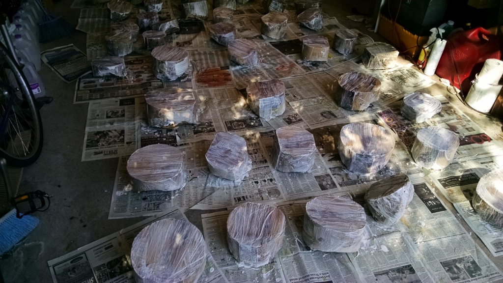 After sealer applied.