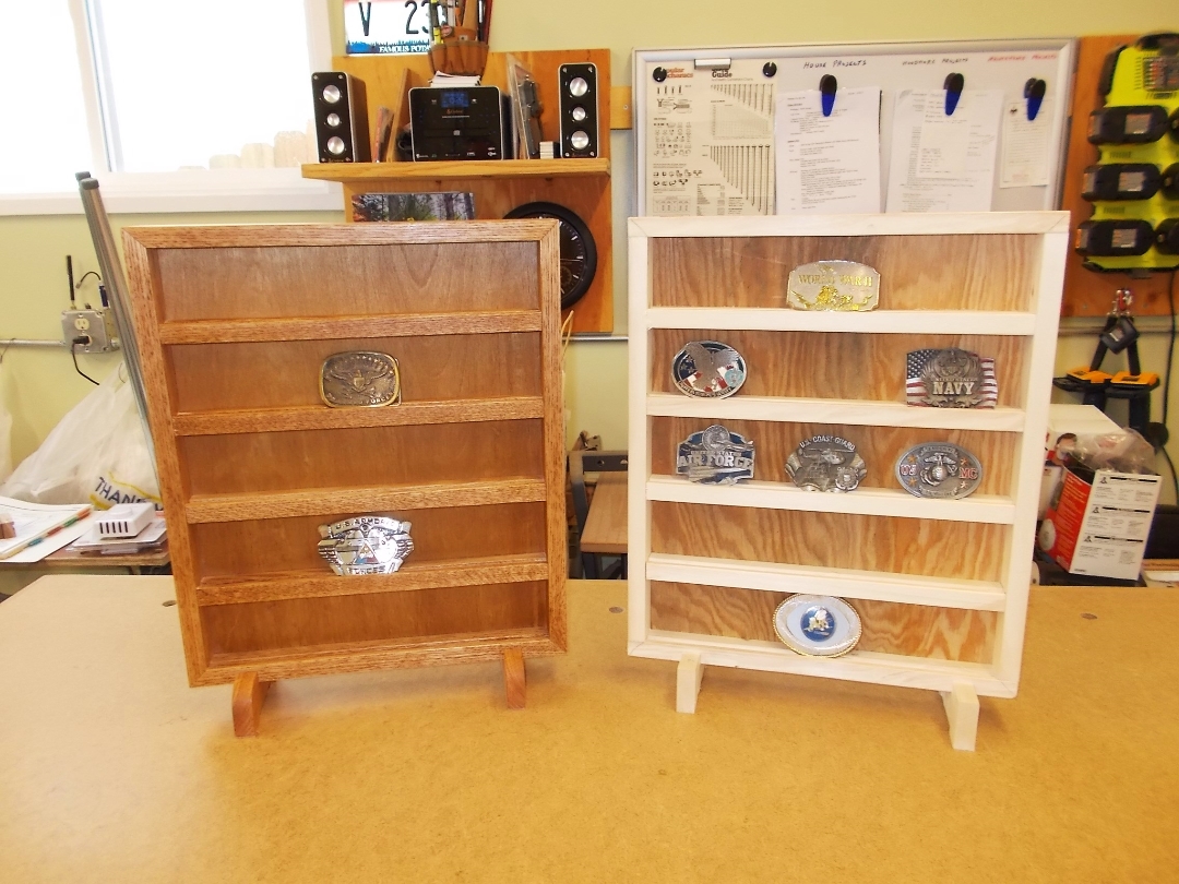 Belt buckle shadow box sale