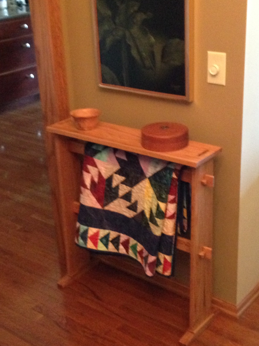 The quilt makes it look much nicer!