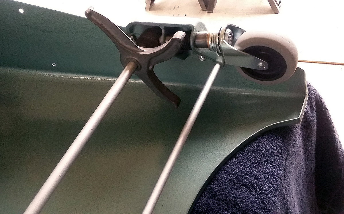 Showing the washers to achieve the needed height