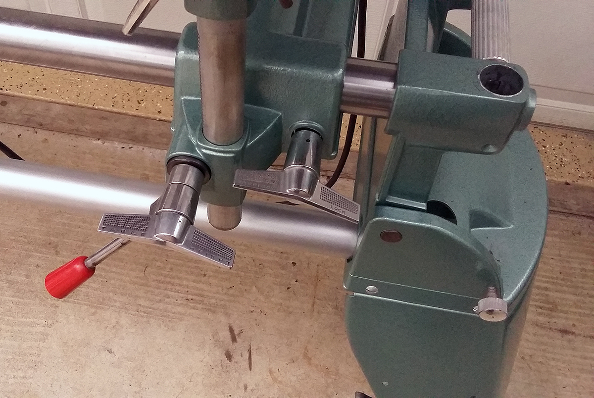 Some of the polished control knobs