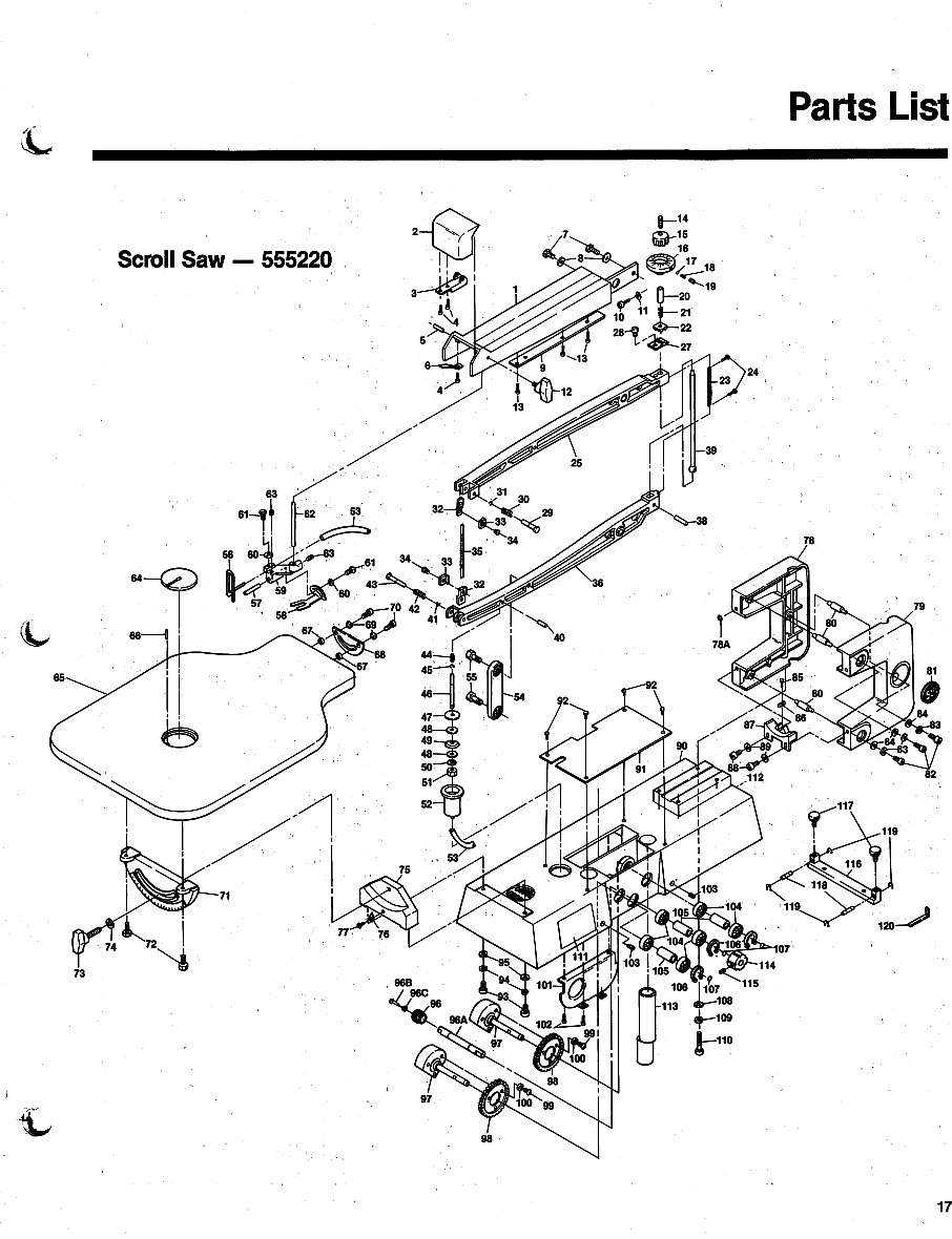 scroll saw diagram