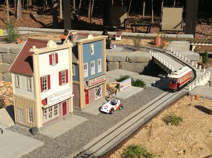 First 2 of many buildings to come. Scratch built of PT wood &amp; styrene.