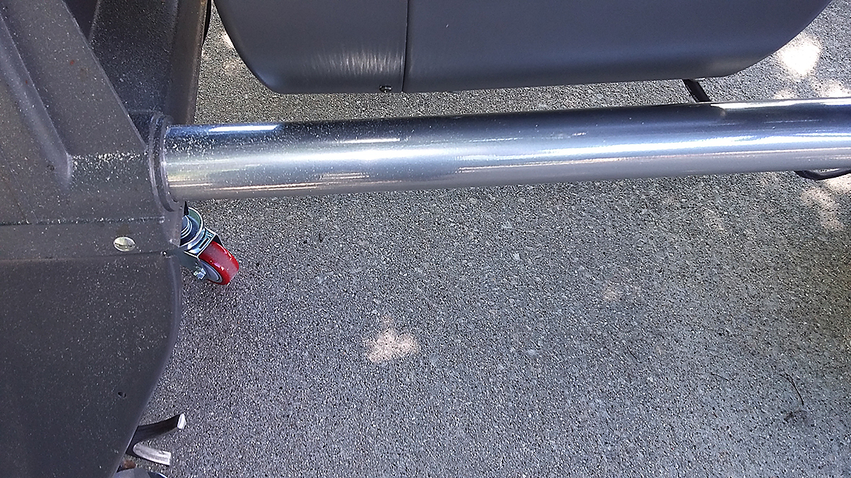 Chrome Pwder Coat Bench Tubes