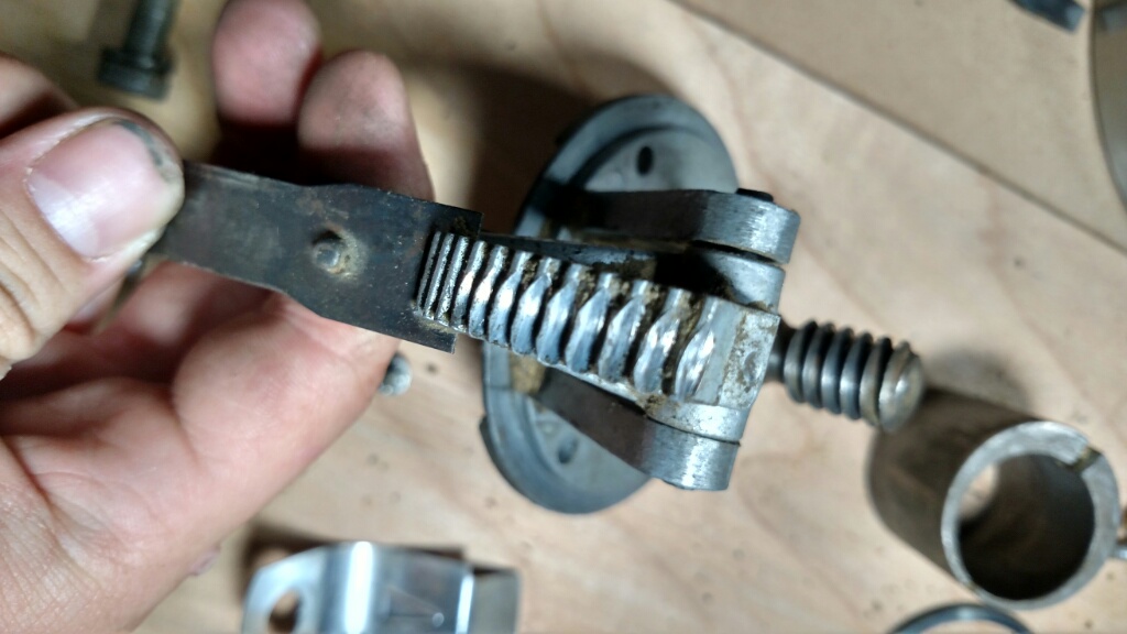 The "pork chop" with teeth a little rough. I feel I should replace it but want to make sure.