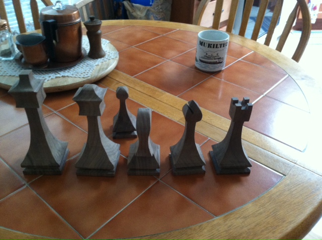 Bandsawn chess pieces.JPG