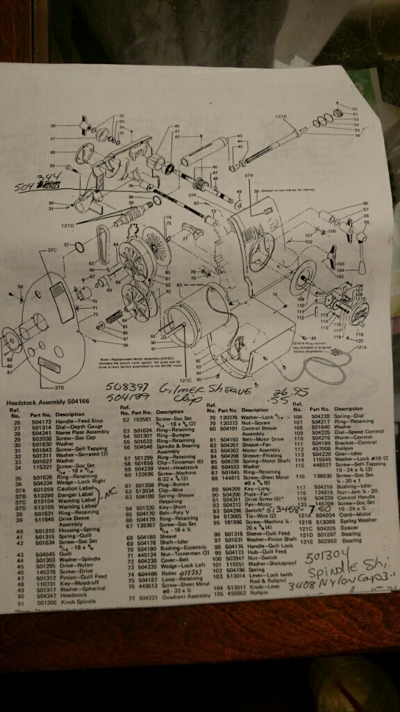 Full headstock page