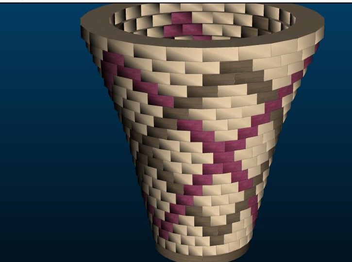 This is a computed generated view of what I am attempting to make. New software from Lloyd Johnson...