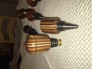 Stoppers made from homemade blanks