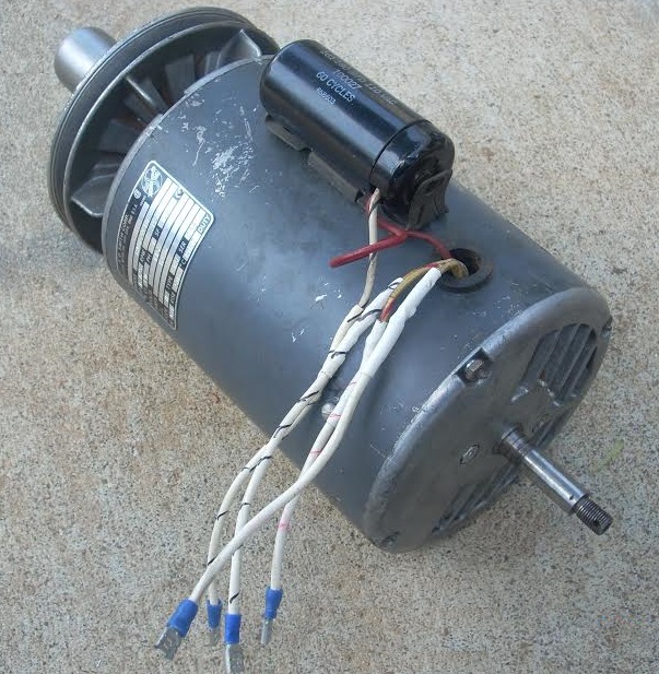 Mark VII A O Smith Motor with interal centrifugal switch rewired with non-typical wire colors.jpg