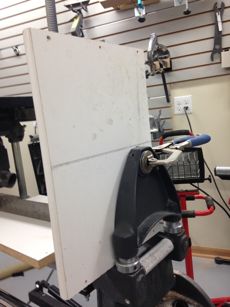 Setup on tailstock and it is tightened down.