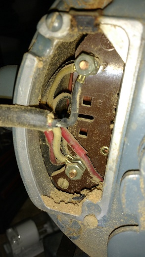 ...as was the motor wiring...