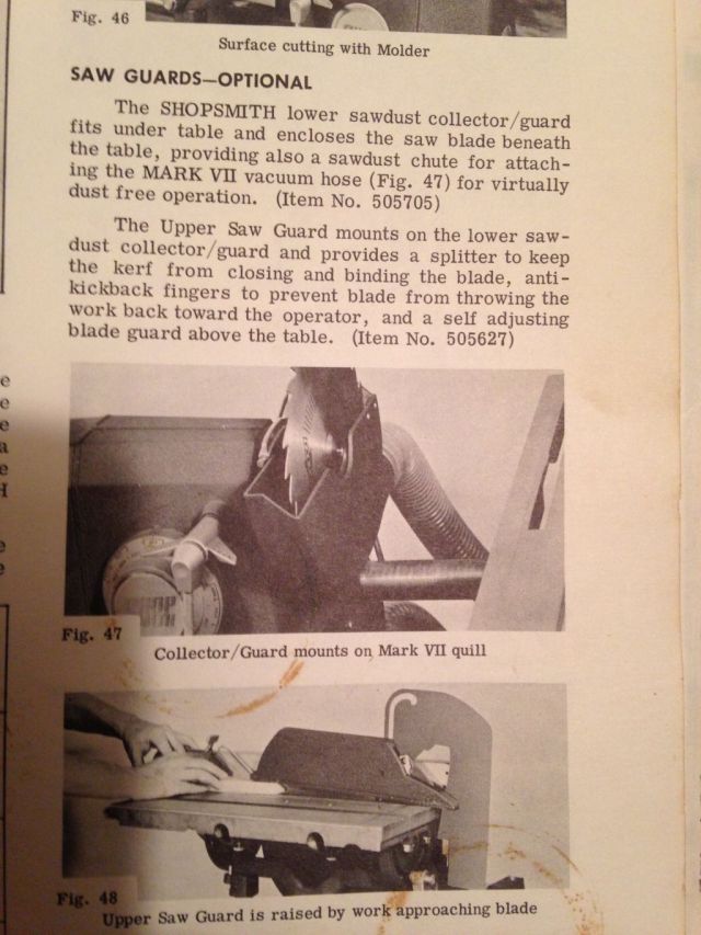 From the Mark VII operator's manual