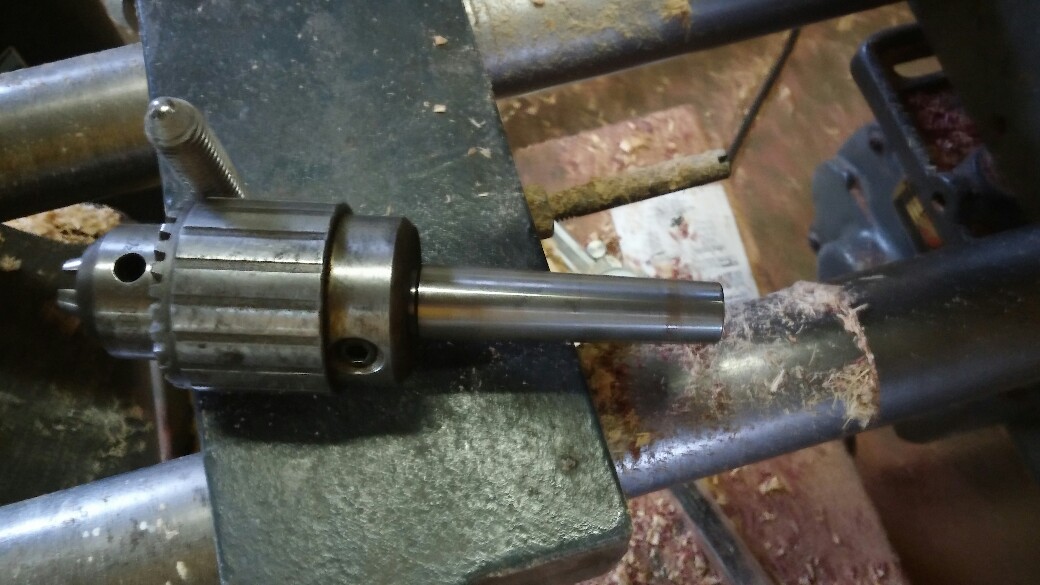 beal buffing systems 5\8 #2 morse taper arbor used to attach my jacobs chuck onto