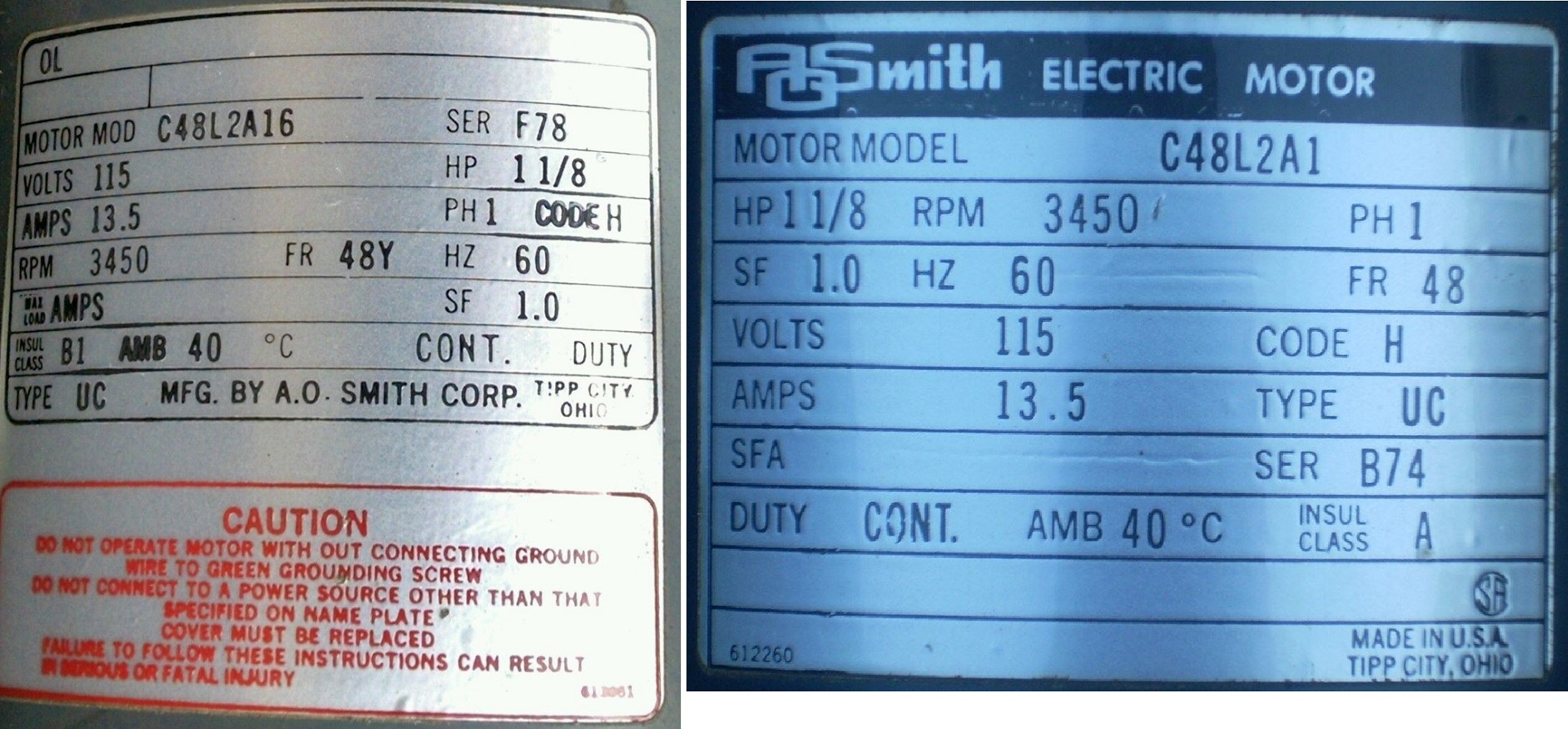 Two Versions of Shopsmith 1.125HP AO Smith Motors.jpg