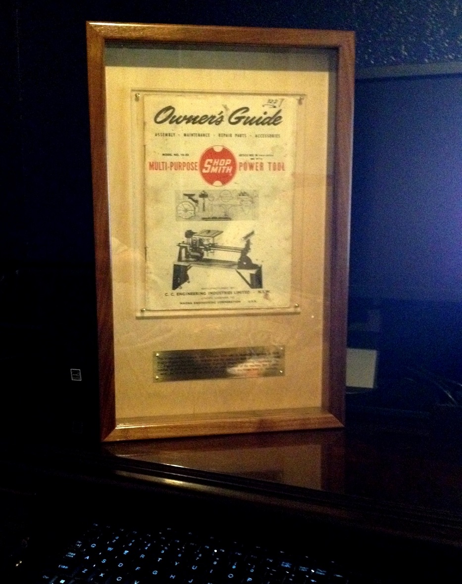 Shadowbox made by John S. Burger as a gift to me.JPG