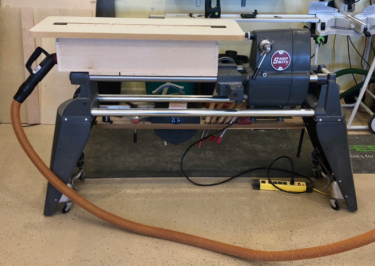 v-drum sander on ShopSmith Mark v 510