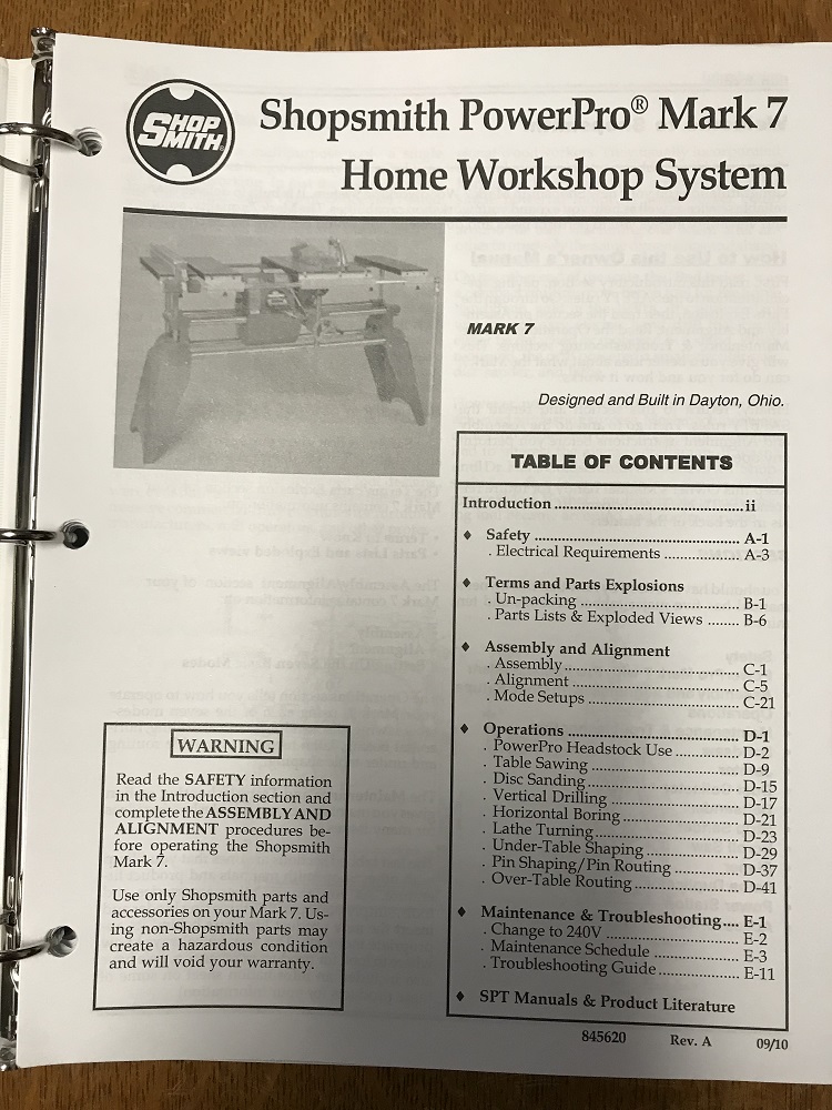 Inside first page