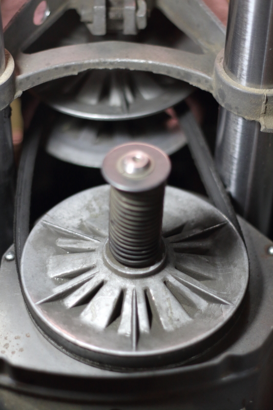 slack belt at high speed stop
