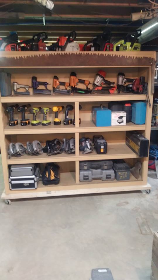 Woodshop - Tool storage shelves stage 2.jpg