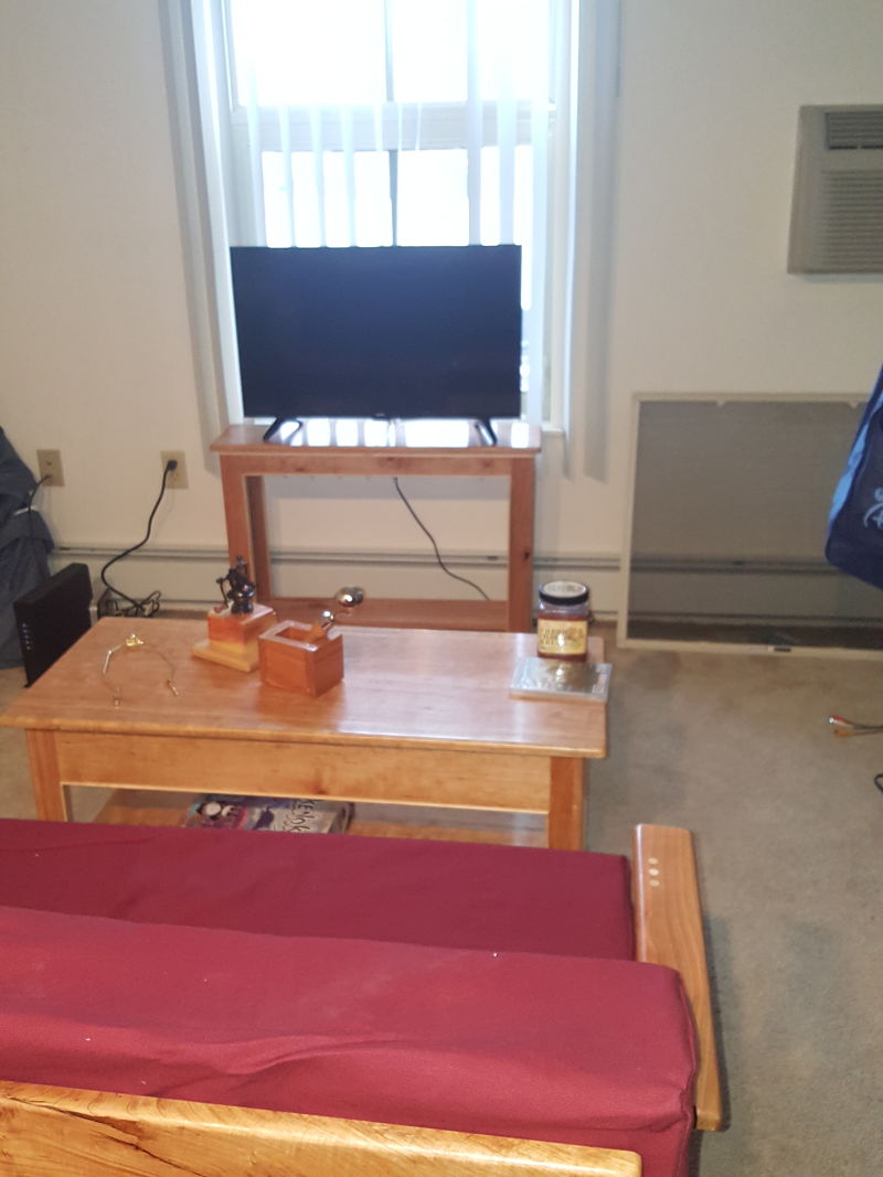furniture in place