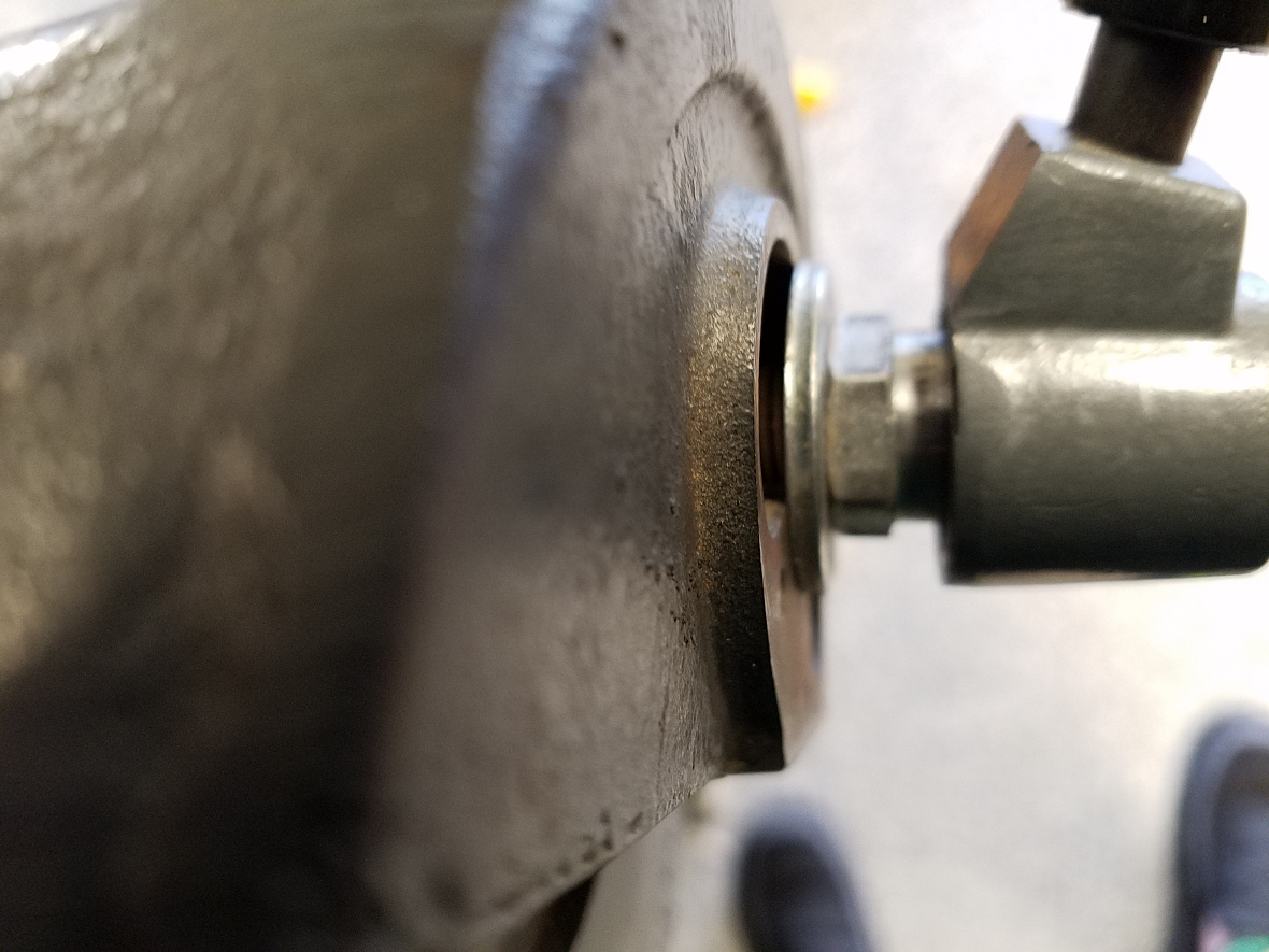 Lock Handle Pulled Out (Left/Right) Fence Position
