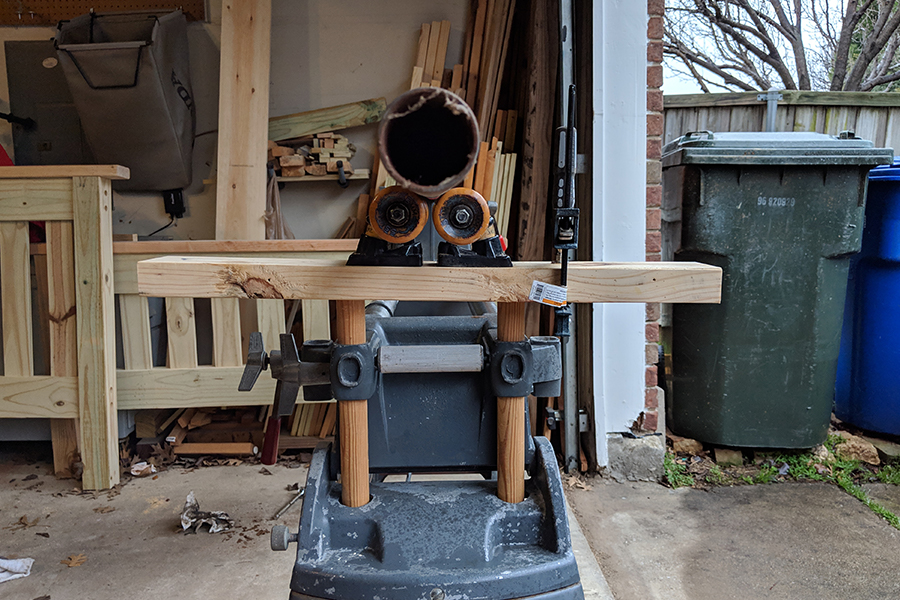 The parts-around-the-shop tube rest